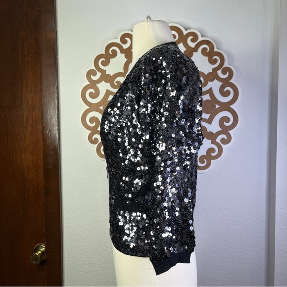 Guess Los Angeles sequin cardigan New Years - Picture 4 of 11